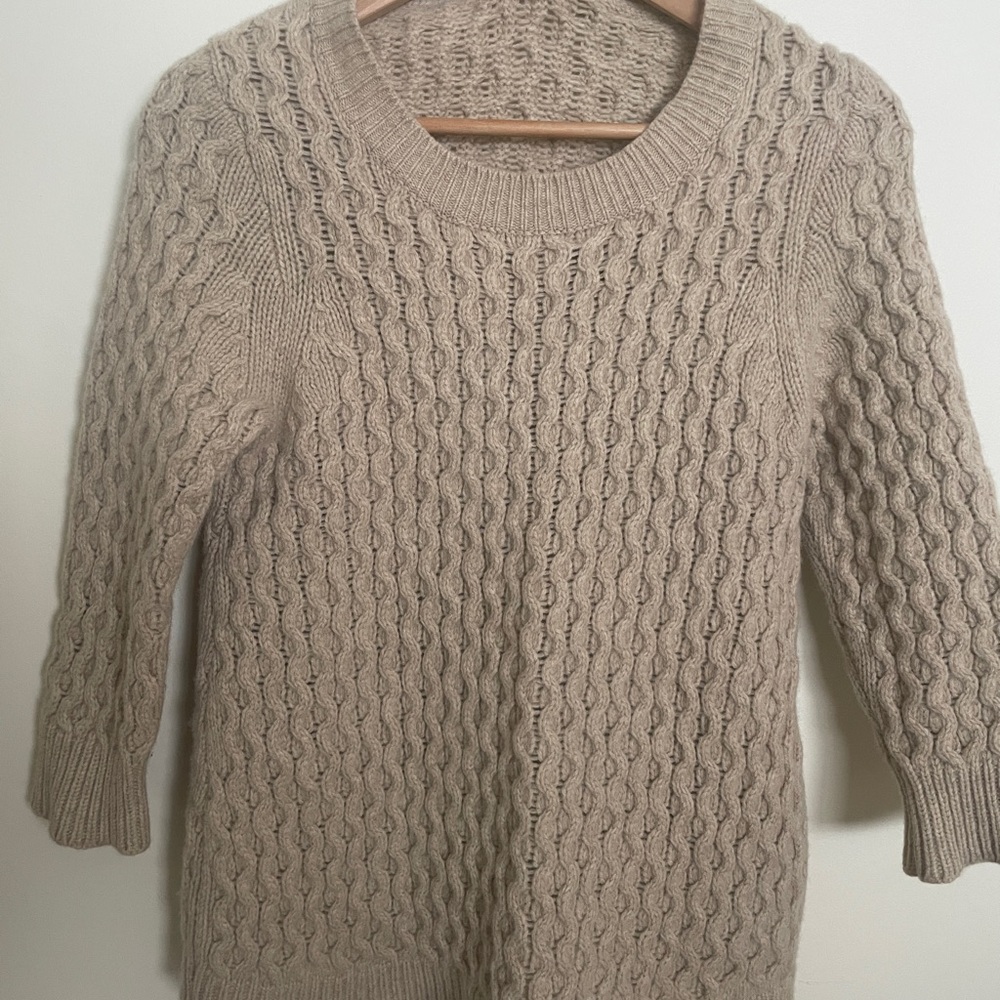 J. Crew Women's Cable Knit Sweater - Beige